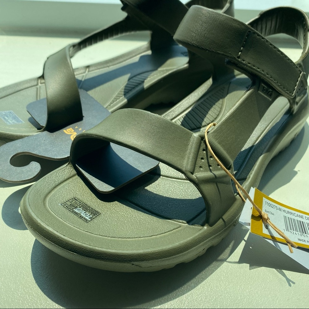 Men’s Teva Hurricane Drift Sandals - Olive Green